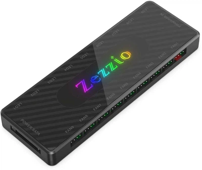 Хаб підсвічування Zezzio 1 to 9 ARGB & PWM HUB