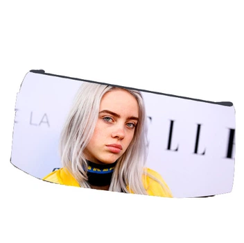 Пенал школьный Билли Айлиш Billie Eilish двухсторонний 22х11 см (pn_0086)