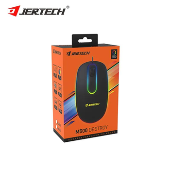 Ігрова дротова миша Jertech M500 DESTROY 4800 DPI 3 кнопки RGB