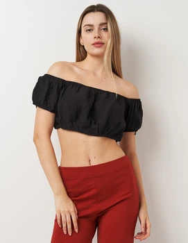 Топ H&M Ж1116000 (09728413) колір чорний XL