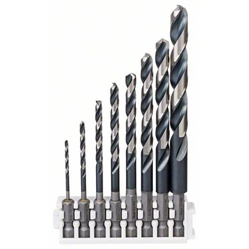 Набор сверл Bosch HSS Impact Control 2 / 3 / 4 / 5 / 6 / 7 / 8 / 10 мм, 8 шт (2608577139)