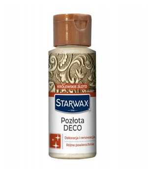 Декоративное покрытие позолота Starwax Deco, оттенок «Королевское золото», 59 мл (5900789000312)