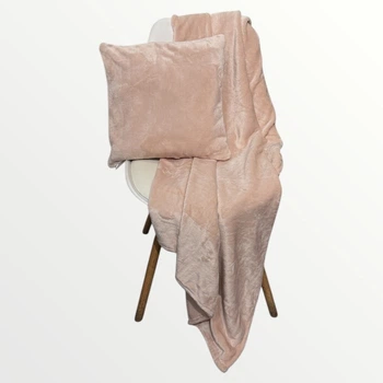 Набір для подорожей плед і подушки Ecotton. Travel FL-12-1206 Pink-110х140+40х40