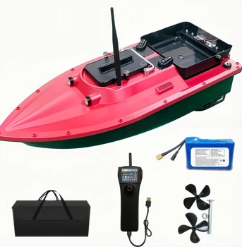 Кораблик карповый на радиоуправлении для рыбалки GPS ST70-30 Скорость 20 км/ч 12V батарея 15 000 mAh + сумка Красный (149)