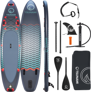 Надувная SUP доска TSUNAMI Wave T03 350 см с веслом (P-5907739314222) 