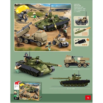 Конструктор SLUBAN M38-B1259 "Metropolis": Операция Охота и уничтожение, 579 дет.