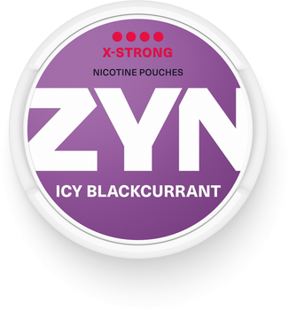 Нікотинові подушечки ZYN Icy Blackcurrant X-Strong 11 мг (5704420047748_n)