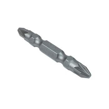 Бита двухсторонняя Polax стальная 50 мм PZ2-PZ2 1/4", 10 шт (51-088)