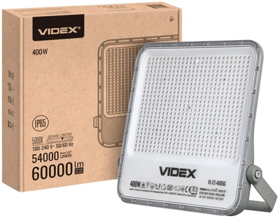 Прожектор VIDEX PREMIUM F2 400W 5000K 220V VL-F2-4005G