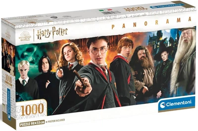 Пазли Clementoni Compact Panorama - Гаррі Поттер / Warner Bros. Entertainment Inc / 1000 елементів (39873)