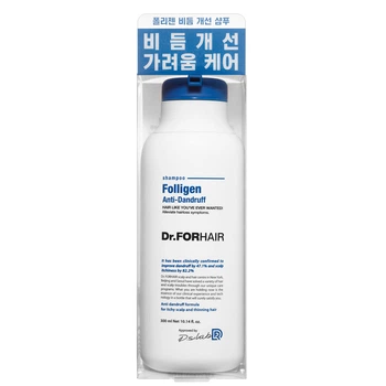 Шампунь от перхоти для ослабленных волос Dr.FORHAIR Folligen Anti-Dandruff Shampoo, 300мл