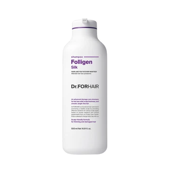 Шампунь для сухих и поврежденных волос Dr.FORHAIR Folligen Silk Shampoo, 500мл