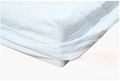 Наматрацник захисний 70х190 см з бортами, Dz-mattress, бавовна (бязь)
