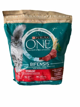 Сухий корм PURINA ONE Adult, для дорослих котів з багатим вмістом яловичини 1,4 кг