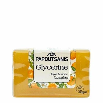 Мило туалетне Papoutsanis GLYCERINE ΥΕLLOW, 125 г