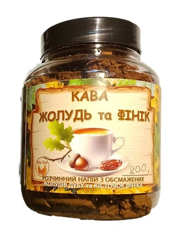Желудевый и финиковый кофе, 200г