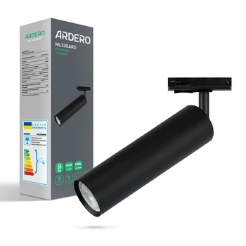 Трековый светильник Ardero ML330ARD под лампу черный