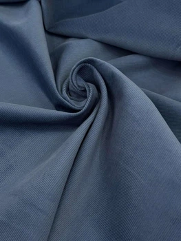 Костюмная ткань Микровельвет джинс 150см 1пог.м (786-16W-55)