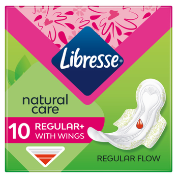 Гігієнічні прокладки Libresse Natural Care Ultra Clip Normal 10 шт (7322540523300)