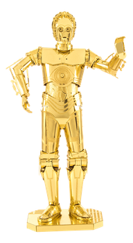 Металлический 3D конструктор "Дроид Star Wars Gold C-3PO", Metal Earth, MMS270