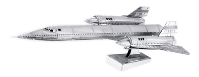 Металлический 3D конструктор "Самолет SR71 Blackbird", Metal Earth, MMS062