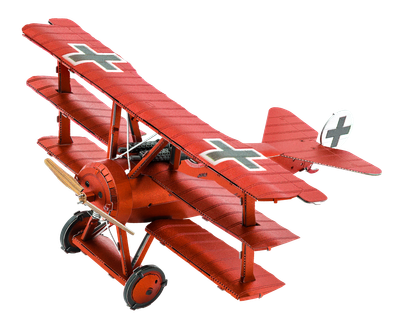 Металлический 3D конструктор Metal Earth "Самолет Fokker Dr. I Triplane" (MMS210)