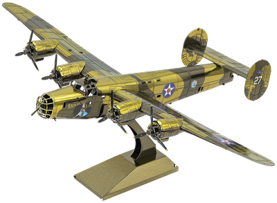 Металевий 3D конструктор "Бомбардувальник B-24 Liberator", Metal Earth, MMS179