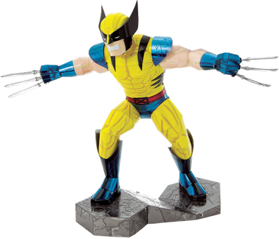 Металлический 3D конструктор "Росомаха Marvel"