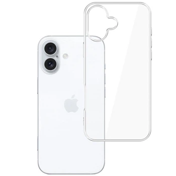 Ультратонкий силиконовый чехол 0,6мм для Apple iPhone 17 (6.3") (Бесцветный (прозрачный)) Epik (242095)