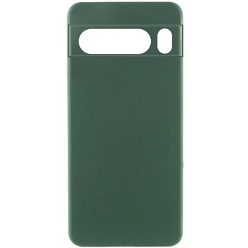 Чехол Silicone Case Lakshmi Plus с закрытой камерой для Google Pixel 8 Pro (Зеленый / Dark green) Epik (204115)
