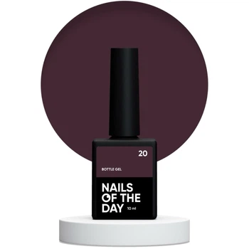 Гель NAILSOFTHEDAY Bottle Gel 20 фіолетовий надміцний 10 мл