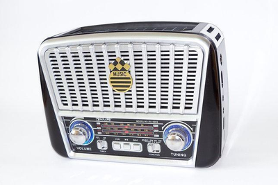 Радиоприемник Golon RX-455S Solar с солнечной панелью Портативная колонка с радио, MP3, USB 4973550