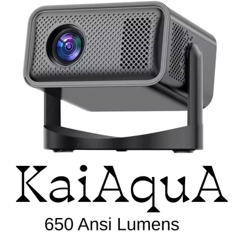 Проектор KaiAqua HT23 650 ANSI Lumens Домашній кінотеатр Android з автофокусом