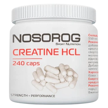 Креатин комплекс Nosorog Nutrition Creatine HCL 240 Caps