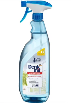 Засіб для миття вікон, скла Denkmit Glasreiniger 1Л Німеччина