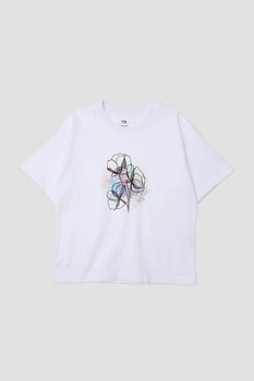Футболка з коротким рукавом для дівчинки YUKI білий 122 см ЦБ-00273360