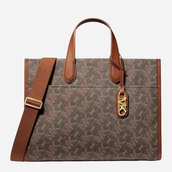 Сумка шоппер женская из искусственной кожи Michael Kors 839876474 Коричневая (1159828160)