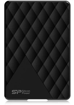 Внешний жесткий диск 2Tb Silicon Power Diamond D06, Black, 2.5', USB 3.0 (SP020TBPHDD06S3K)