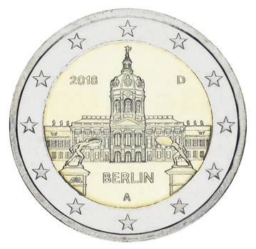 Монета Германия 2 евро 2018 Биметалл UNC А Берлин