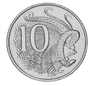 Монета Австралия 10 центов 2020 UNC
