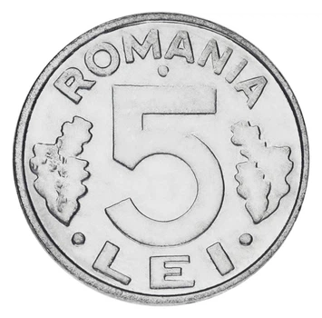 Монета Румунія 5 років 1993 AU-UNC