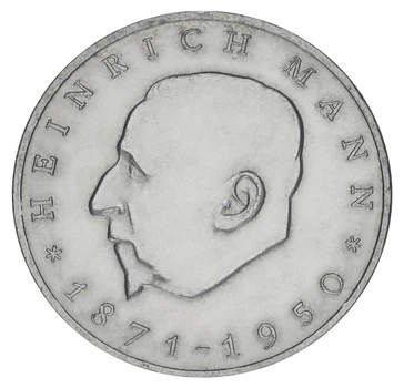 Монета Германия 20 марок 1971 F-VF А Генрих Манн