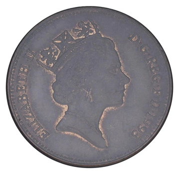 Монета Великобритания 2 пенса 1993 F-VF