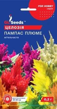 Целозия Пампас Плюме семена (0,2 г), For Hobby, TM GL Seeds