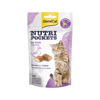 Ласощі для котів GimCat Nutri Pockets з качкою 60 г