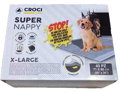 Пелюшки Croci для собак з активованим вугіллям 71х86 см, 40 шт/уп CC060805