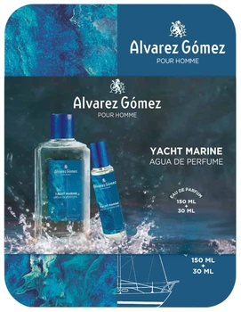 Zestaw męski Alvarez Gomez Yacht Marine Woda toaletowa 150 ml + Woda toaletowa 30 ml (8422385110013)