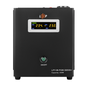 Источник бессперебойного питания для котла Logicpower LPY-W-PSW-500VA+ (350W) 5A/10A 12V