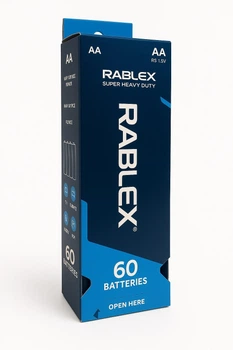 Батарейки Rablex Super Heavy Duty AА 60 шт/уп