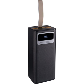 Power bank Gelius GP-PB308 PD20W+QC3.0(22.5W) 40000 mAh зі швидкою зарядкою, ліхтариком та дисплеєм 4xUSB Black